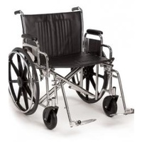 Heavy Duty Wheelchair Steel Self Propelled 22"