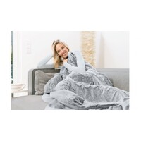 Beurer Super Cosy Heated Throw - Charcoal thumbnail - SKU: 59-00322