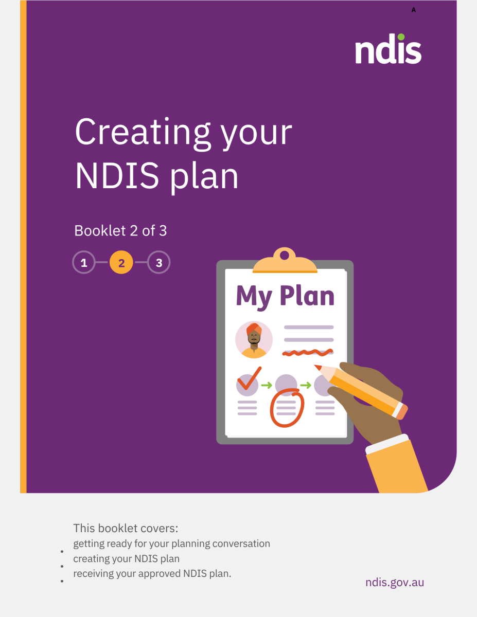 Cover image for Creating your NDIS plan booklet