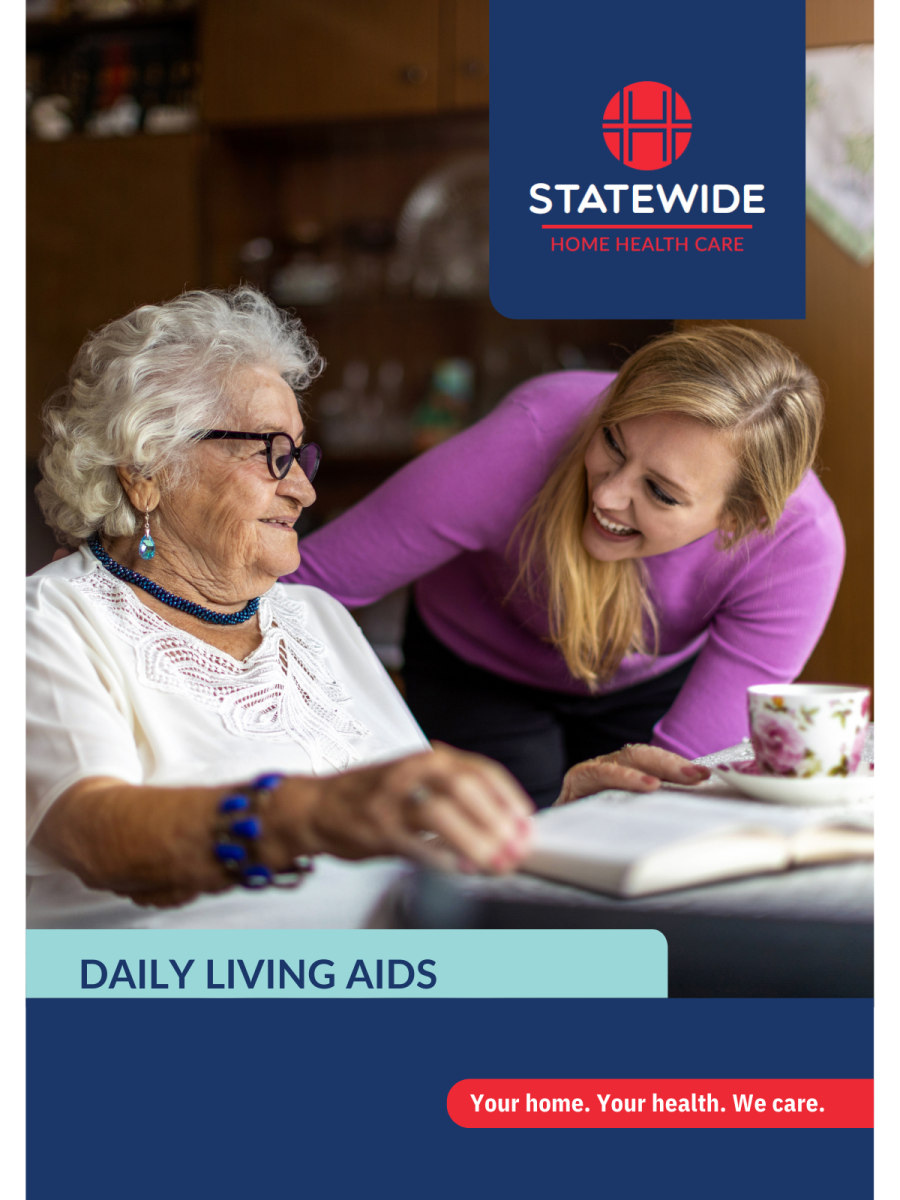 Daily living aids catalogue cover
