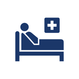 Hospital beds category icon