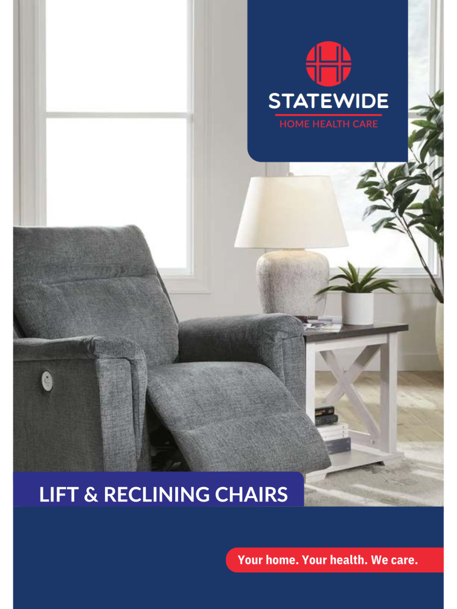 Lift and reclining chairs catalogue cover