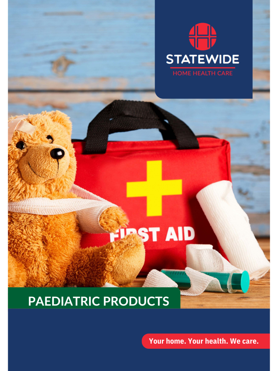 Paediatric products catalogue cover