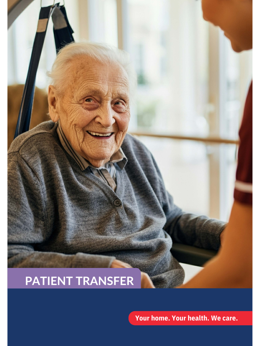 Patient transfer catalogue cover