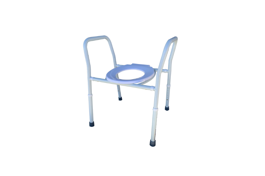 Commode and toileting aid for home care
