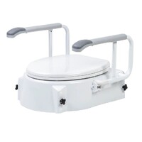 Raised Toilet Seat With Arms
