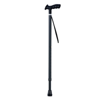 Walking Stick With Rubber Grip and wrist strap