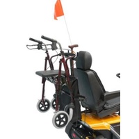 Rollator / Walker Carrier For Mobility Scooter