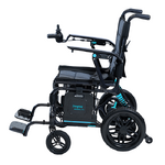 Aerolite Carbon Fibre Powerchair Black - Blue