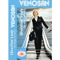 VENOSAN® Silverline® Female Large Black Closed Toe