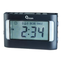 VAC500 Portable Vibrating Alarm Clock