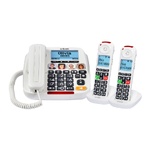 CARE920-2 Big Button Amplified Cordless Phone With Answering Machine Combo