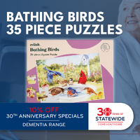 Bathing Birds 35 Piece Puzzles