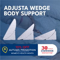 Adjusta Wedge Body Support Steriplus Fabric - Water resistant