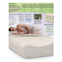 Naturell - Pure Latex Contoured Pillow Low profile