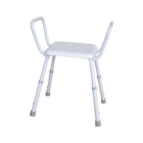 Shower stool on sale with arms