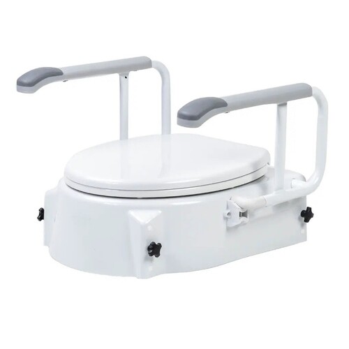 Raised Toilet Seat With Arms