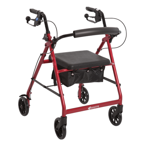 Rollator / Seat walker for Indoor Use 6" Wheels - SKU: 15-0306