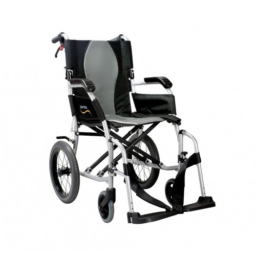Karma Ergo Lite II Deluxe Transit Wheelchair (16"x16")