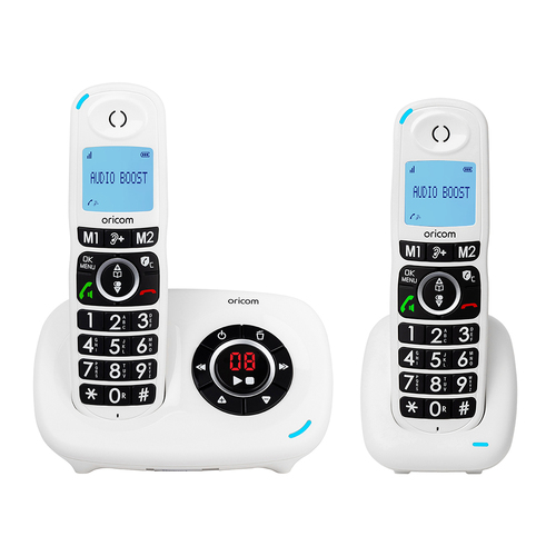 CARE820 DECT Cordless Amplified Phone Pack with Answering Machine + Additional Handset