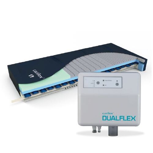 DualFlex Dynamic Hybrid Mattress Solution (Single) includes pump
