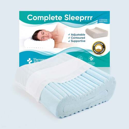 Complete Sleeper Gel Blue Memory Foam Pillow