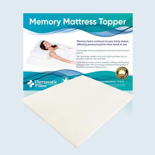Memory foam mattress topper